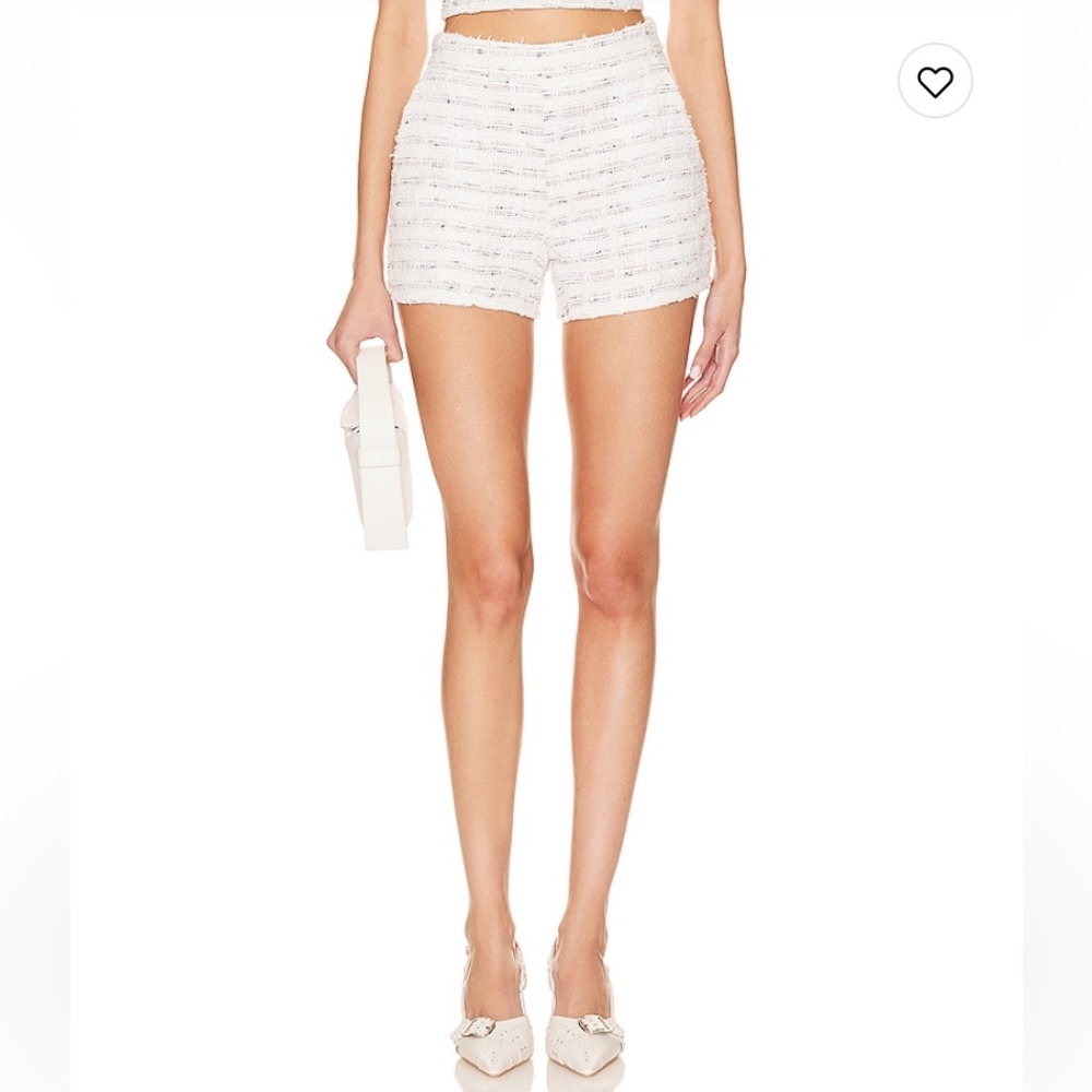 Misa Los Angeles Choupette shorts winter white size XS NWOT